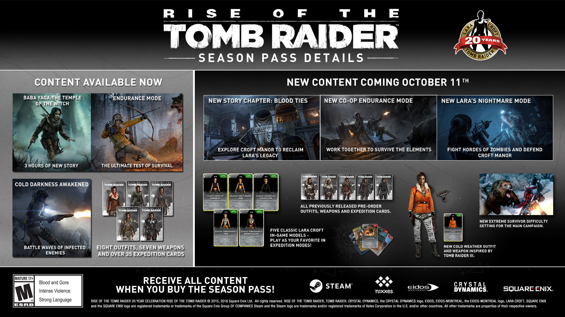 Rise of the Tomb Raider - Season Pass (DLC) ROTRSP